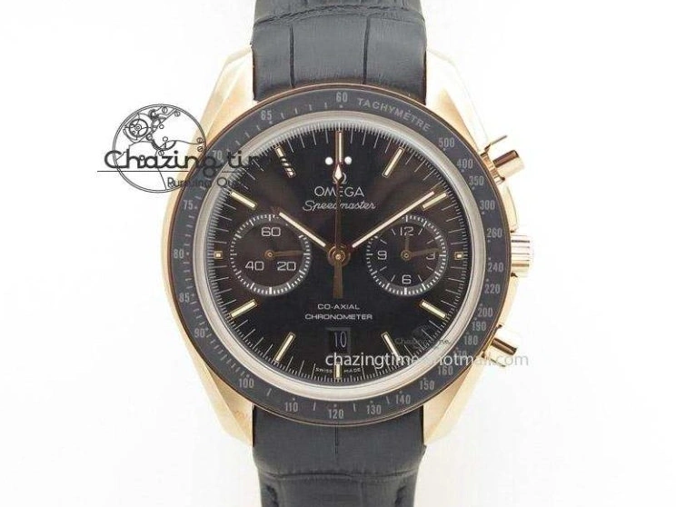 0427 Planet Ocean 45mm GMT DLC JHF Best Edition Black Dial On Rubber Strap A Durable 8194